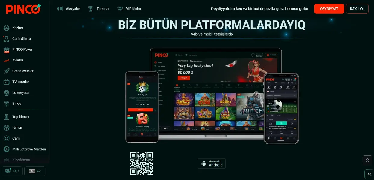 Mobil cihazlardan giriş – iOS və Android üçün fərqlər
