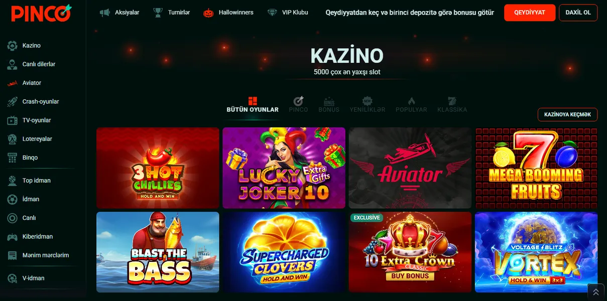 Pinco Casino Haqqında Oyunçu Rəyləri